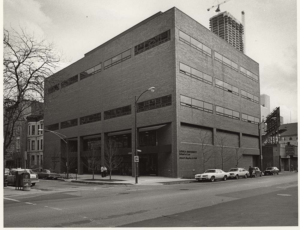 Exterior view of Maguire Hall on the Water Tower Campus