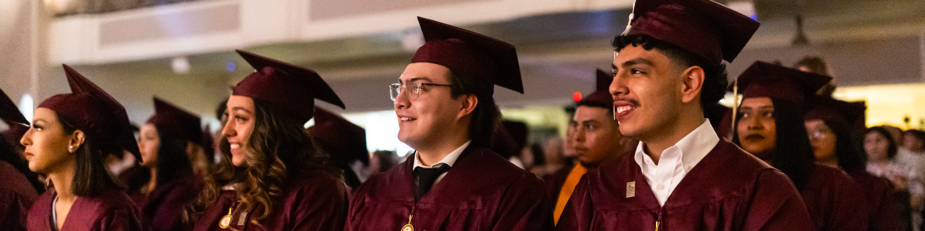  students and their family attend commencement