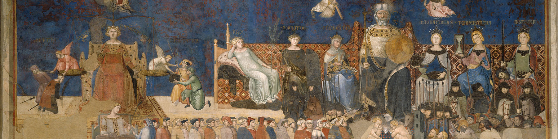 Siena, Palazzo Publico, Ambrogio Lorenzetti: The Good Government, second quarter 14th century