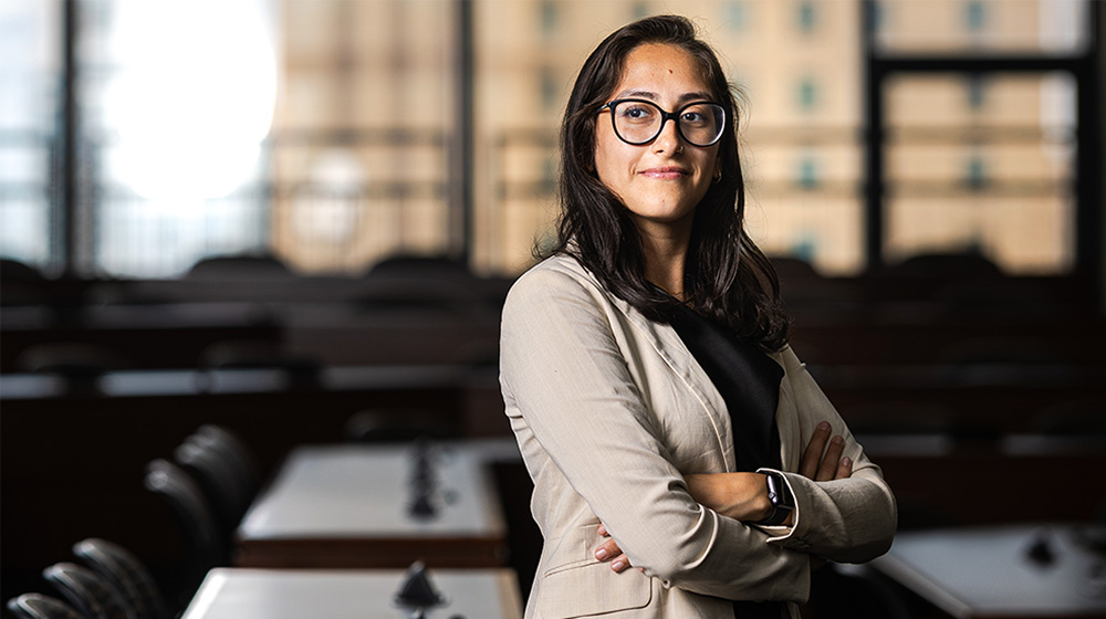 University Chicago Law School student Laila Alvarez Tavares.